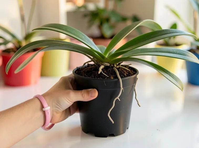 Potare un'orchidea
