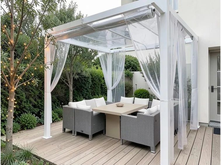 Tende in PVC per struttura in alluminio
