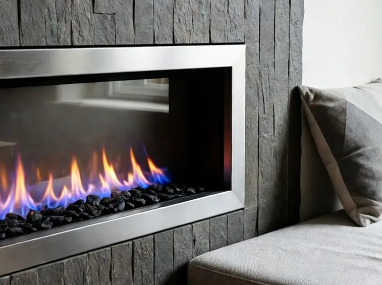 Caminetto elettrico che simula le fiamme