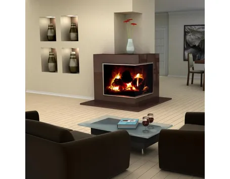 Lo stile e il design del caminetto prefabbricato