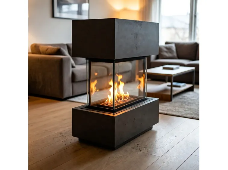 Lo stile e il design del caminetto prefabbricato