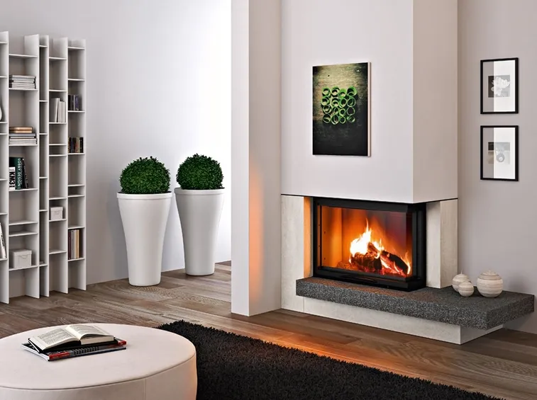 Modello di termocamino ad aria