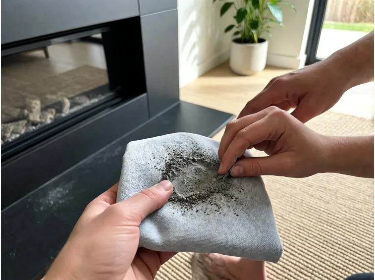 Pulizia naturale con cenere e acqua