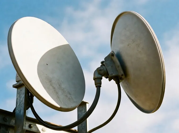 Antenna parabolica installata