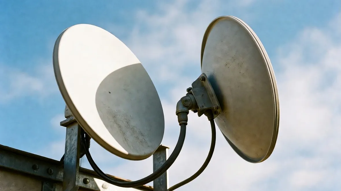 Antenna parabolica installata