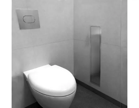Wc con cassetta ad incasso