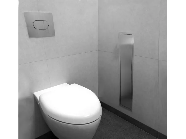 Wc con cassetta ad incasso