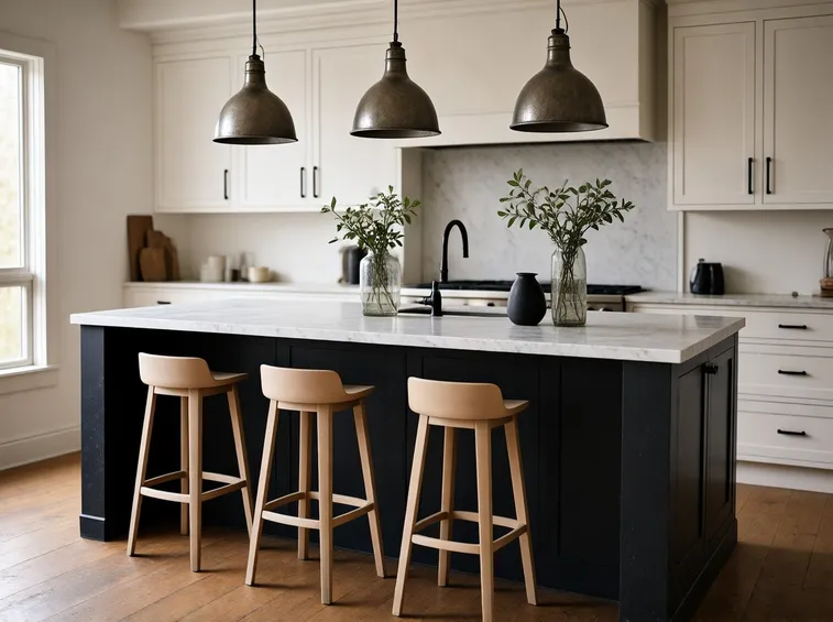Lampade sospese in cucina