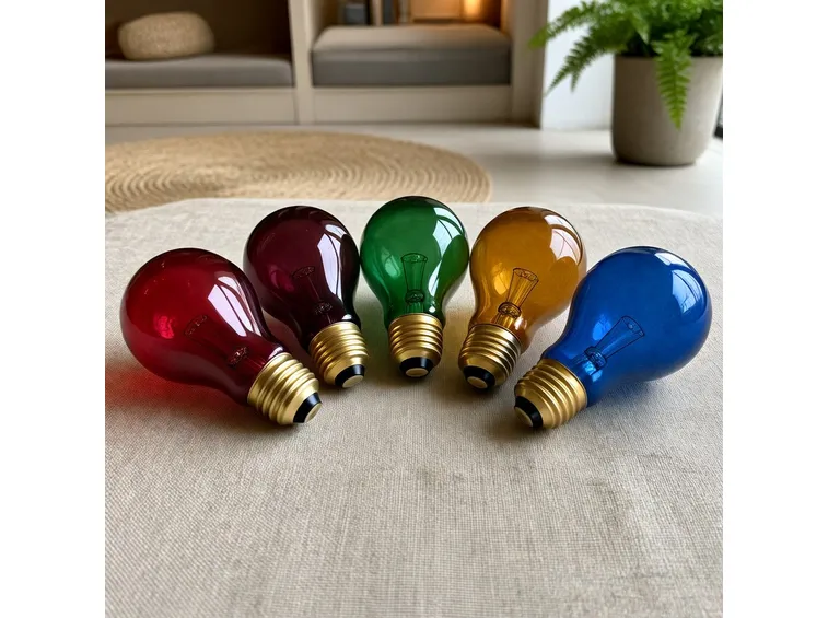 Arcobaleno di lampadine