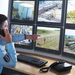 Postazione di controllo impianti videosorveglianza