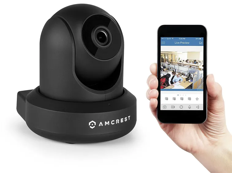 Smartphone collegato a videocamera