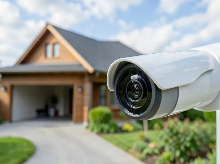 Casa videosorvegliata con impianto di sicurezza
