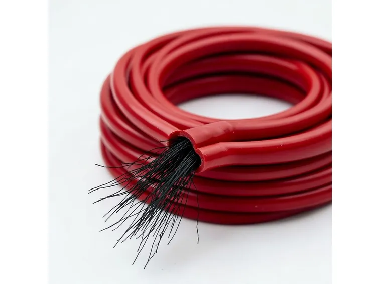 Fibre di carbone all'interno del cavo