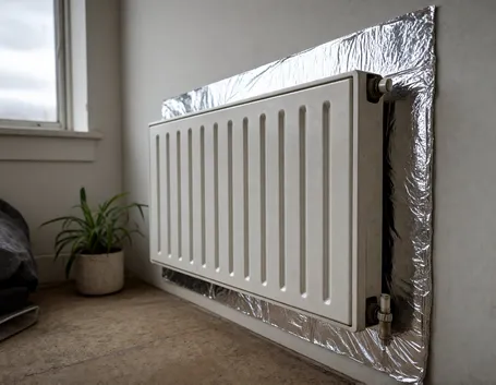 Perché il muro dietro al termosifone si prende parte del calore