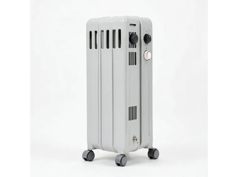 Stufa elettrica con ruote