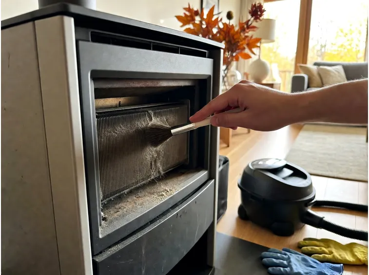 Pulizia dello scambiatore di calore e condotti