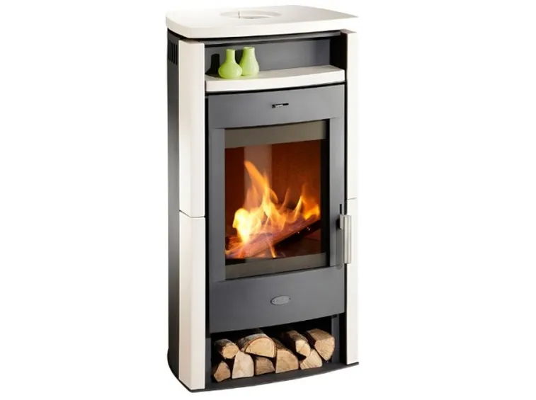 stufe a legna con design moderno