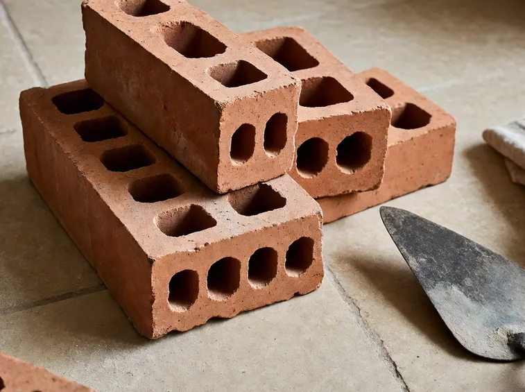 Vari blocchi forati