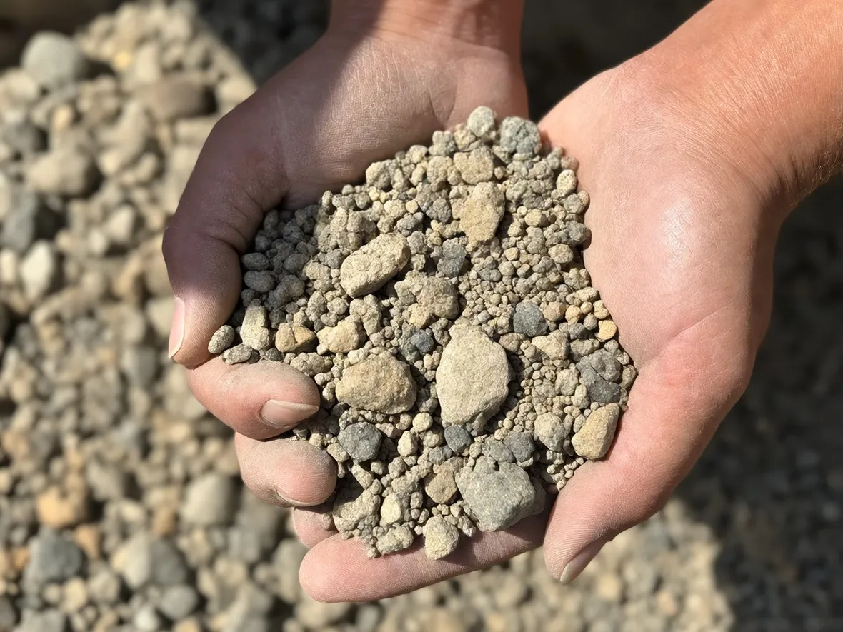 granulometria diversa degli inerti