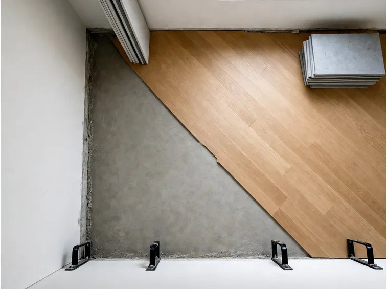 Massetto sotto il parquet