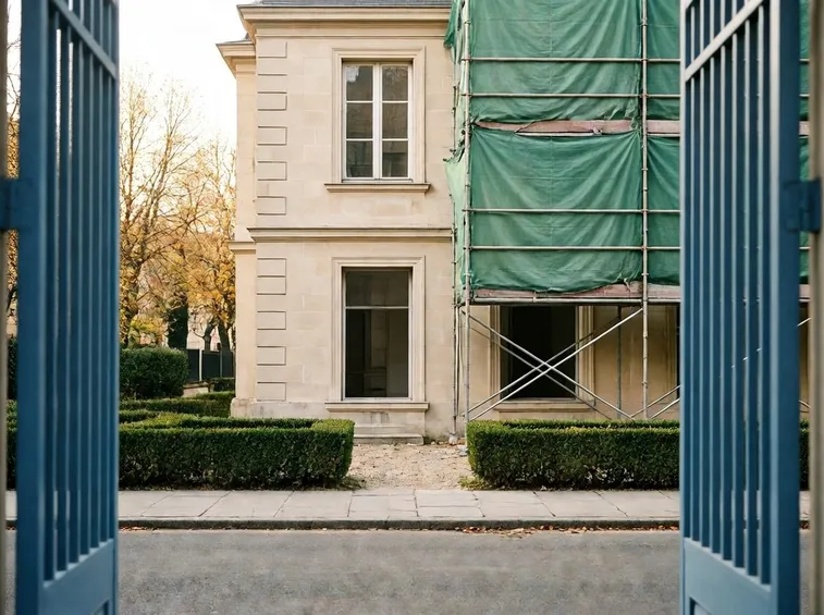 edificio soggetto a ripristino