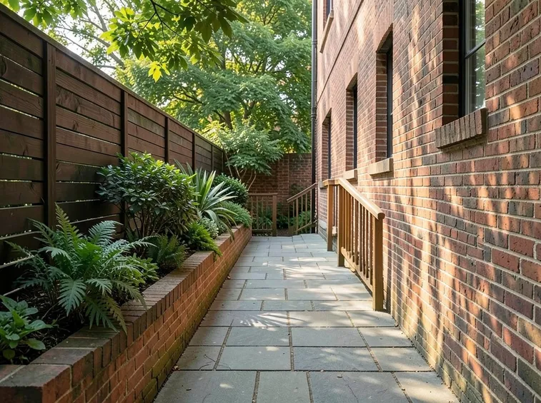 Pareti in mattoni esterne