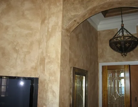 Parete con stucco veneziano