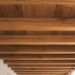 Solaio con travi in legno