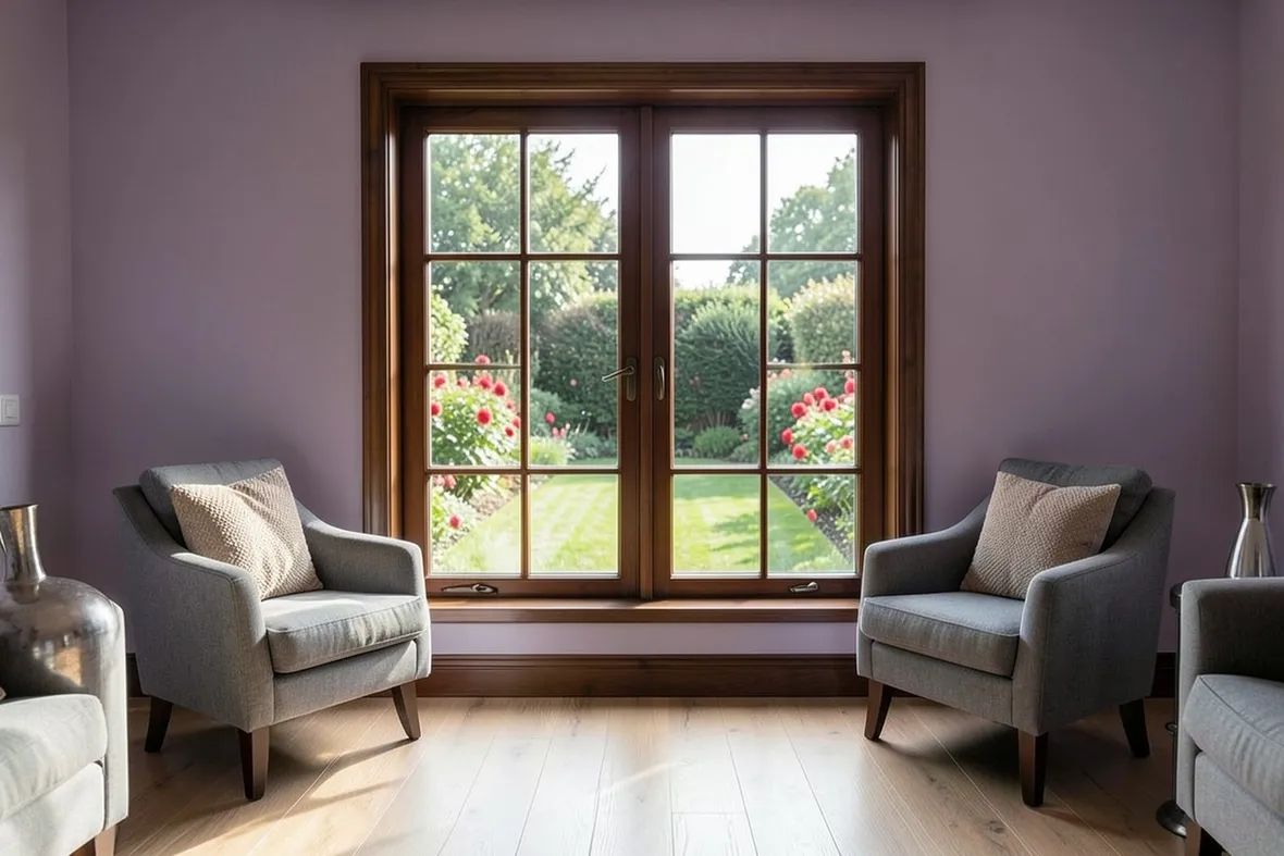 finestra in legno