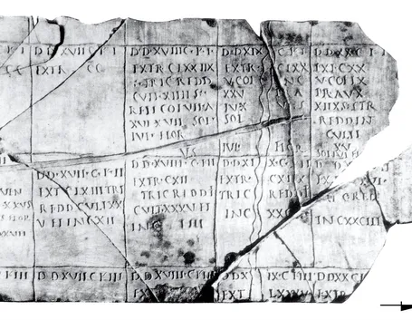 Un esempio di catasto romano