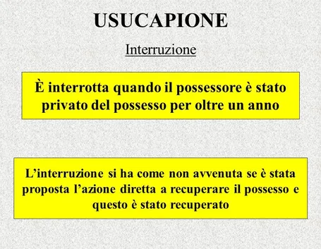 Usucapione