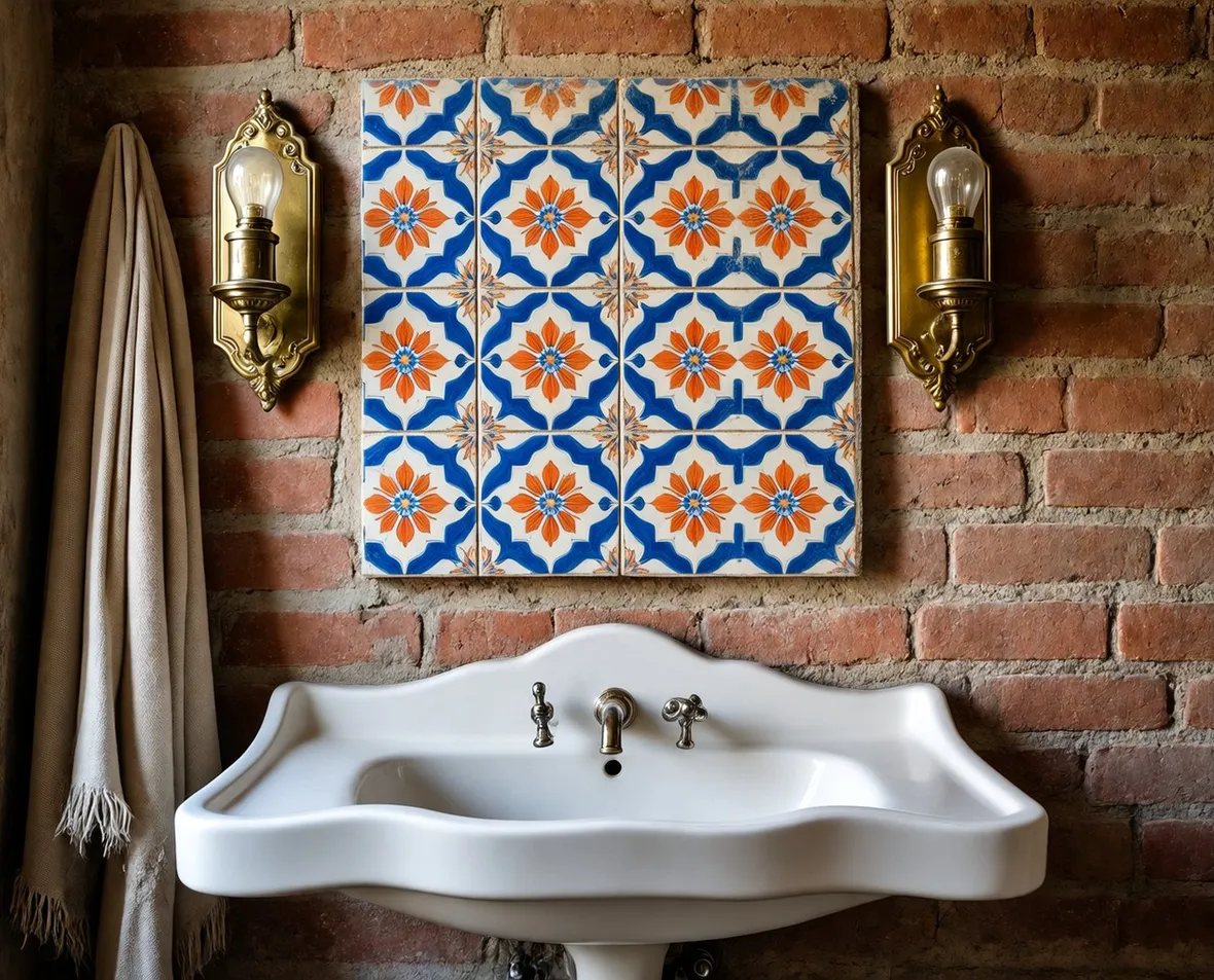 Utilizzo delle mattonelle antiche