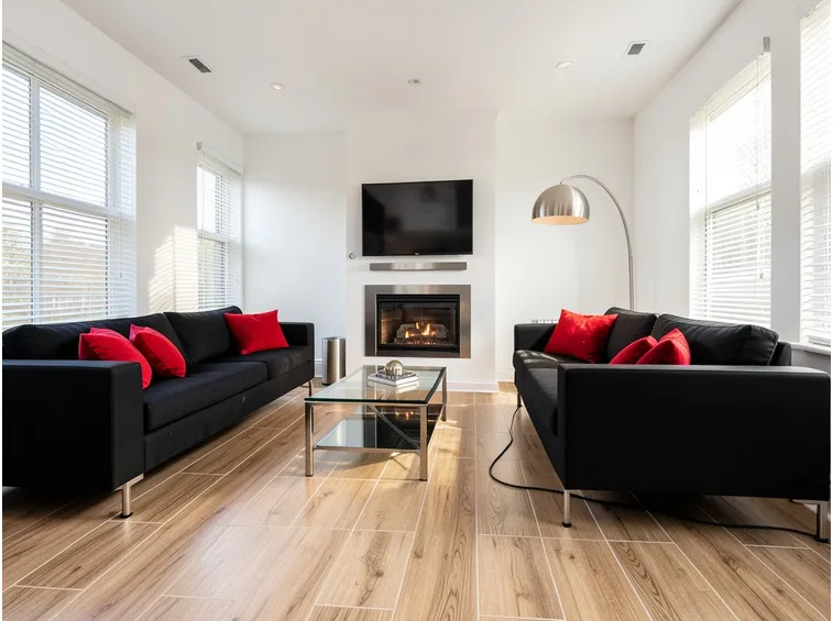 Finto parquet in gres