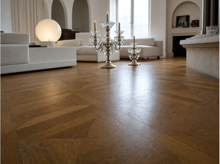 Esempio di parquet con finitura a olio