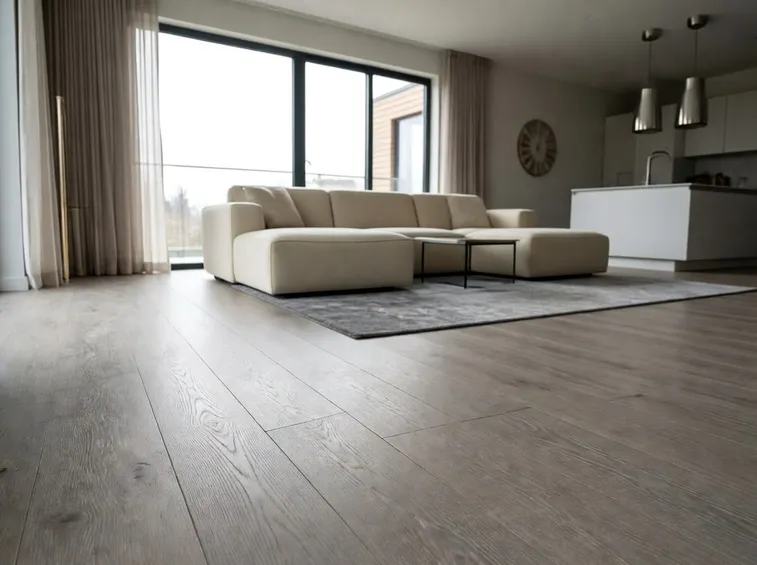 Parquet grigio in rovere