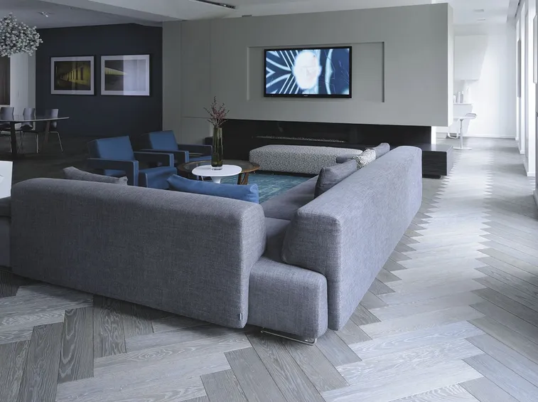 parquet prefinito grigio