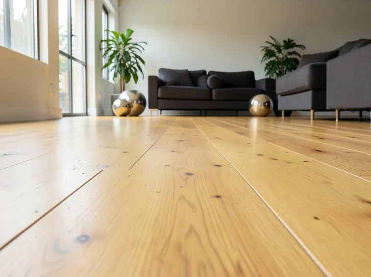 Ambiente con parquet rovere prefinito