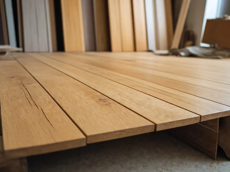 Pavimentazione in teak a doghe