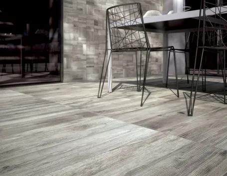 Esempio vinilico effetto legno