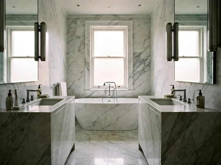 Sala bagno marmo