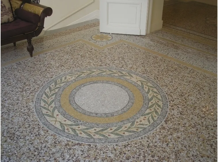 Esempio di pavimento decorativo
