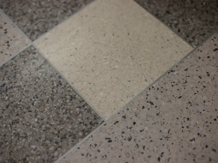 Decorativo pavimento in graniglia