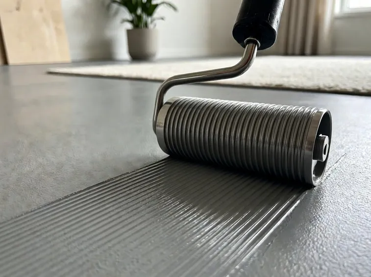 Decorazione della resina con rullo