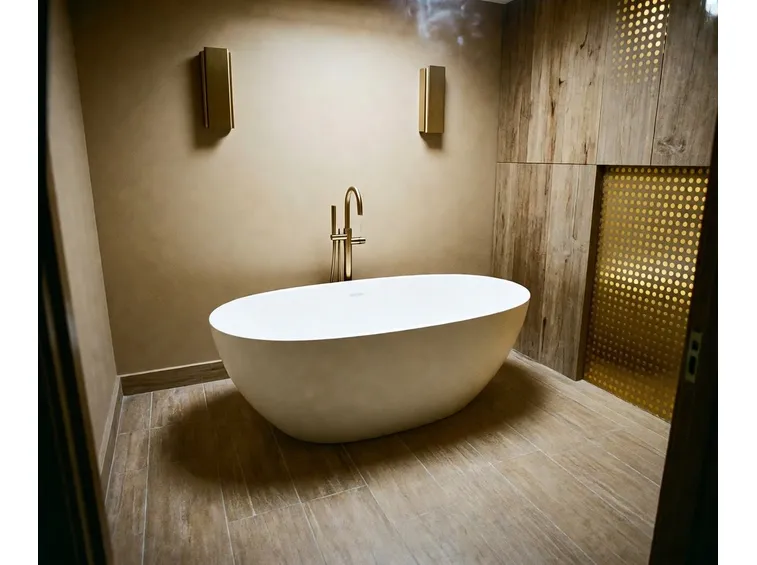 Pavimentazione in finto legno per bagno