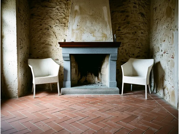 Pavimento interno in cotto