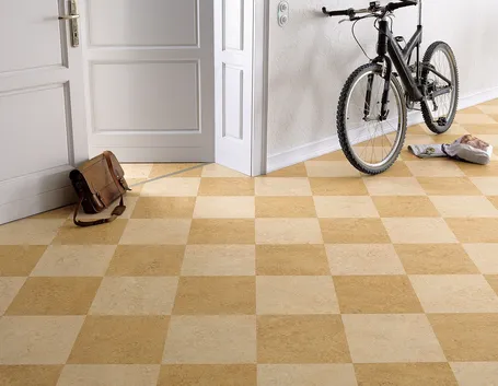 Esempio di pavimento in linoleum