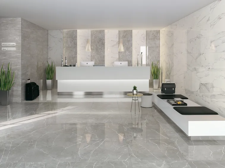 gres lappato effetto marmo