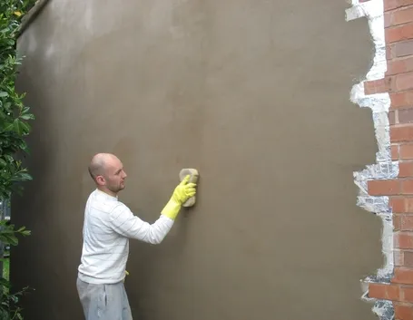 Strato di intonaco per esterno