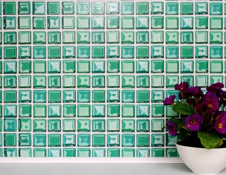 Piastrelle adesive effetto mosaico
