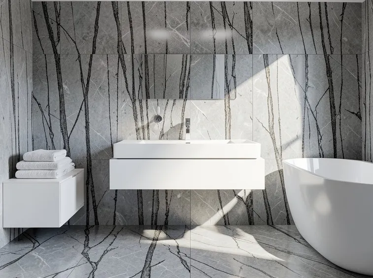 Bagno rivestito